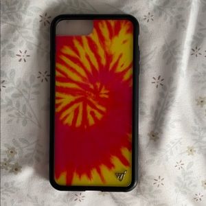 Wildflower Tie-Die iphone 8+ case